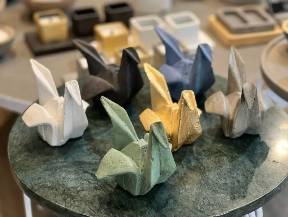 Statue Cygne Anthracite