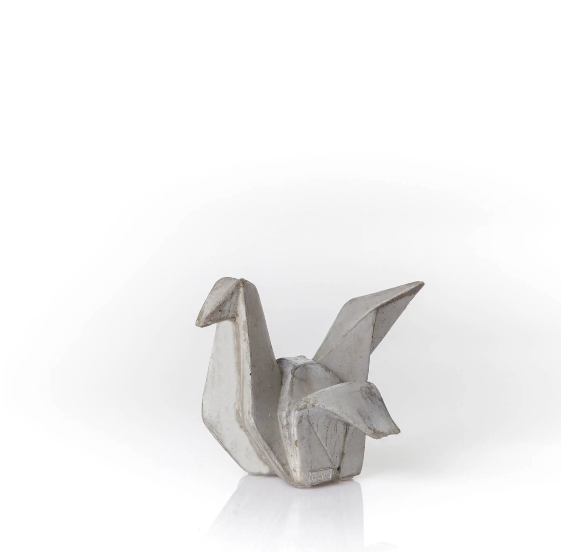 Statue Cygne Anthracite