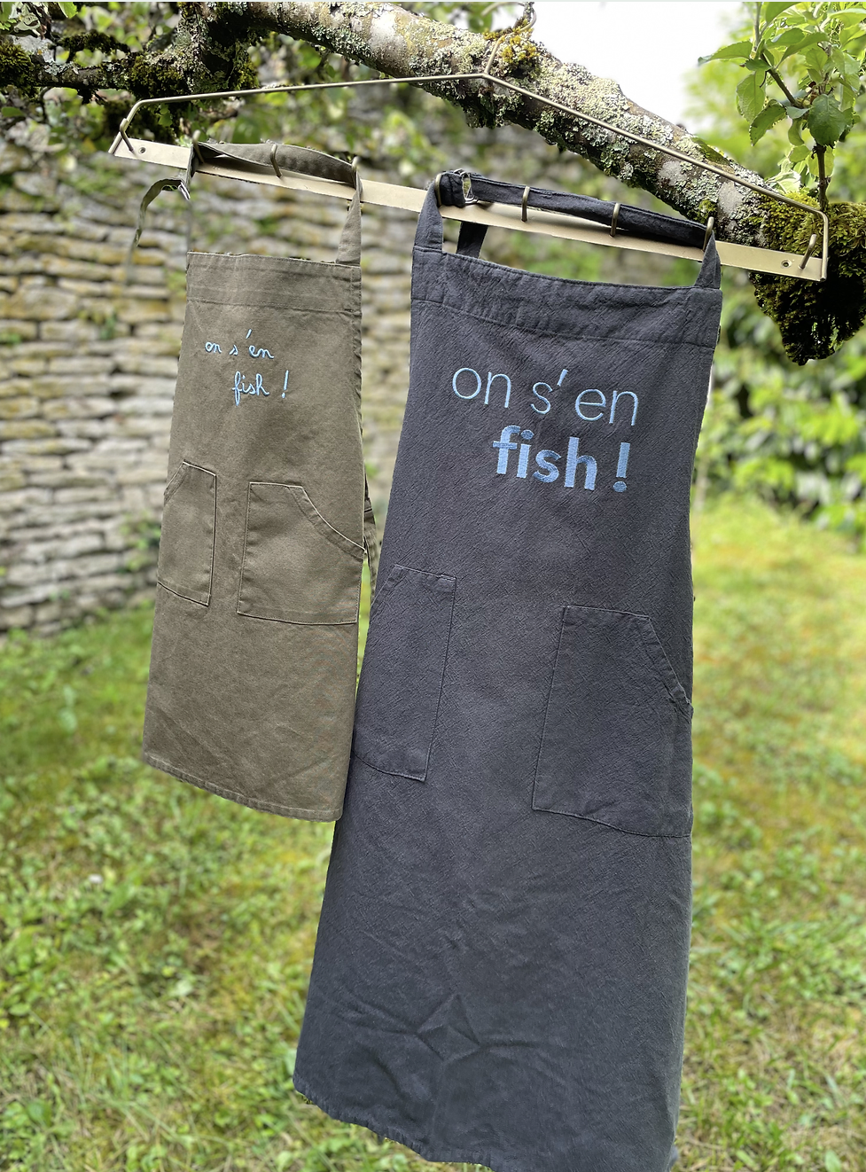 Tablier "On s'en fish !"