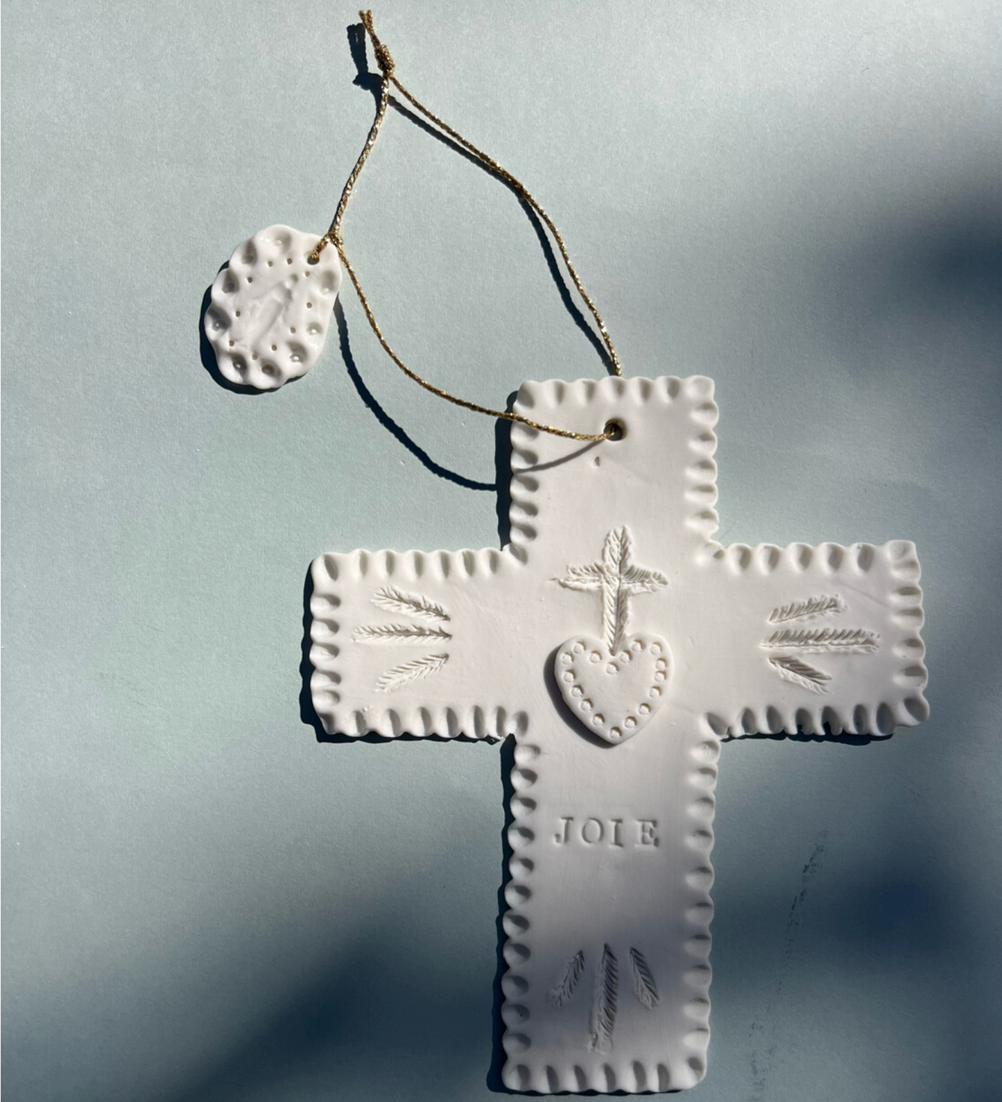 Croix en céramique "Joie"