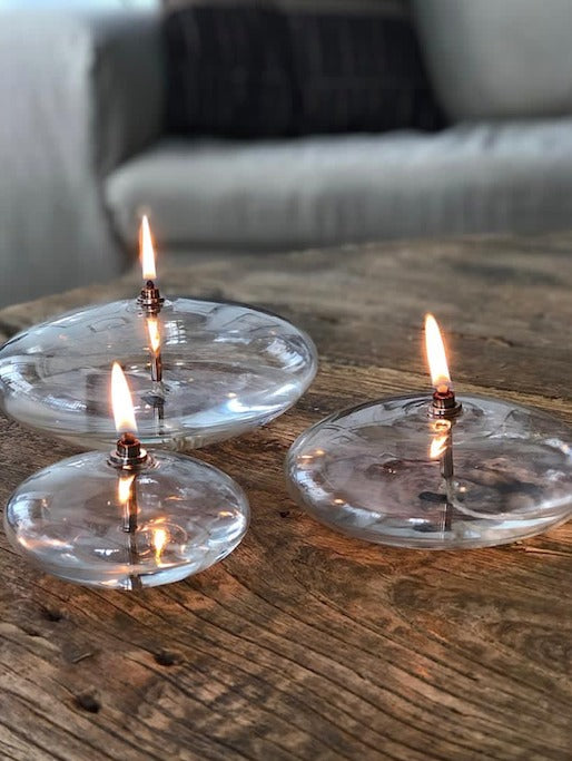 Lampe à huile en verre soufflé - Petite taille